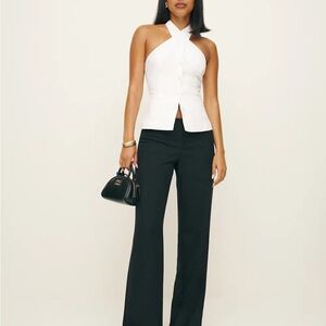 Reformation Tate Linen Top